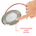 LED 12V 24V Spot Light Touch Switch Dimmable Recessed Downlight 6000k