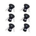 6 x LED 12V Mini Spot Lights 0.5W IP65 Warm White Downlights