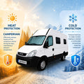 Internal Cab Screen Thermal Blinds 9 Layers Window Cover - Iveco Daily 2006 -2014
