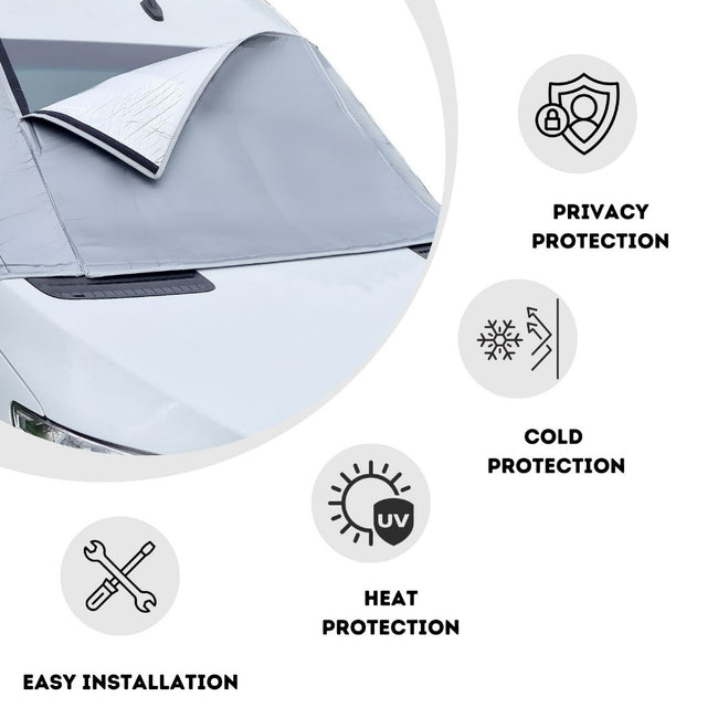 External Thermal Screen Cab Cover Blinds - Sprinter 2018 Onwards