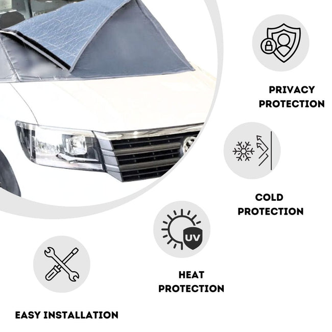 Thermal Screen Cab Cover Blinds - VW Crafter/Grand California & Man TGE 2018 Onwards