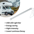 LED Tube Light USB 5V DC ON/OFF/DIM Switch 353mm 5W SMD Strip Bar