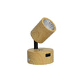 12V LED Reading Light Touch Dimmable Spotlight USB Wooden Effect Lamp