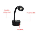 12V 24V LED Reading Light Flexible Gooseneck Map Lamp