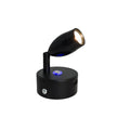 12V 24V LED Reading Light Touch Dimmable Spotlight USB 3W Black