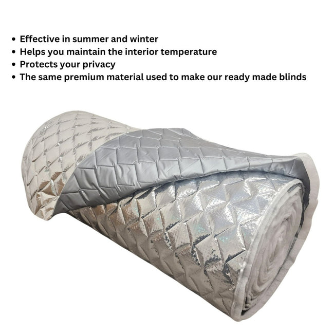 Internal Thermal Screen Material 9 Layers Quilted Insulation Blinds