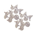 20 x Suction Pads Thermal Blinds Sucker Cups Transparent Disks