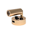 12V 24V LED Reading Light with USB Port Pack of 2 Lamps - Gold