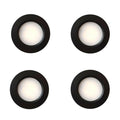 4 x LED 12V 24V Spot Lights Dimmable Caravan Boat Black Recessed Downlight