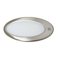 LED Ceiling Light 12V 24V Dimmable 6W Touch Switch Nickel Finish Panel Lamp