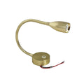 LED Flexible Reading Light Gold 12V 24V Touch Switch Dimmable USB Gooseneck Map Lamp