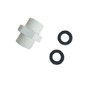 External Shower Point Water Outlet Mixer Socket & Pull Out Shower Head Set White