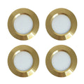 4 x LED 12V 24V Spot Lights Touch Switch Dimmable Gold Downlights