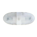 LED Ceiling Light 12V 24V Oval Dome Lamp On/Off Switch Caravan Motorhome Boat