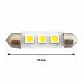 Festoon LED Bulb 12V 24V 3SMD 1W 36mm 39mm 42mm