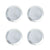 LED 12V 24V Spot Lights Chrome Surface Mounted Downlights Dimmable IP66 Pack of 4