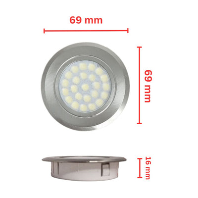 LED 12V 24V Spot Light Touch Switch Dimmable Recessed Downlight 6000k
