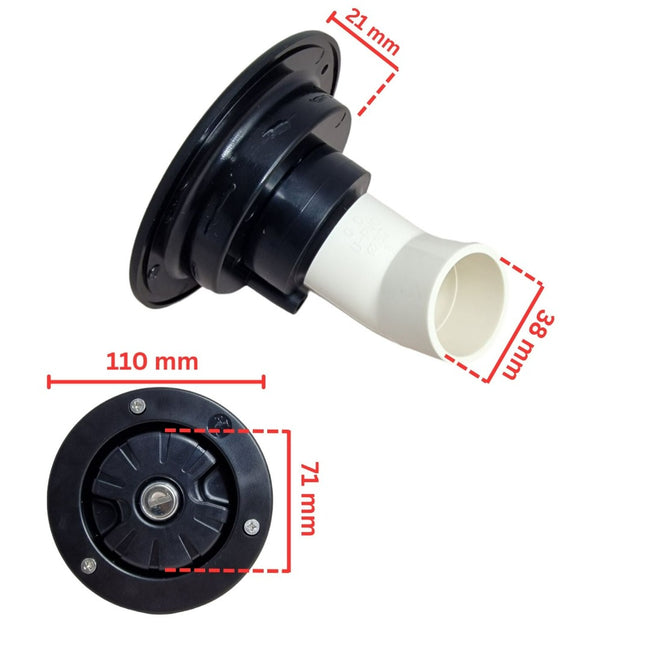 Tank Inlet Cap Belt Fresh Water Tank Locking Inlet Filler Cap Black – Marvix