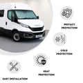 Internal Cab Screen Thermal Blinds 9 Layers Window Cover - Iveco Daily 2015 Onwards