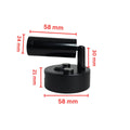 12V LED Reading Light Warm White USB Port Pack of 2 Black Lamps