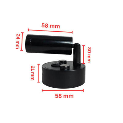 12V LED Reading Light Warm White USB Port Pack of 2 Black Lamps
