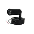 12V LED Reading Light Warm White USB Port Pack of 2 Black Lamps