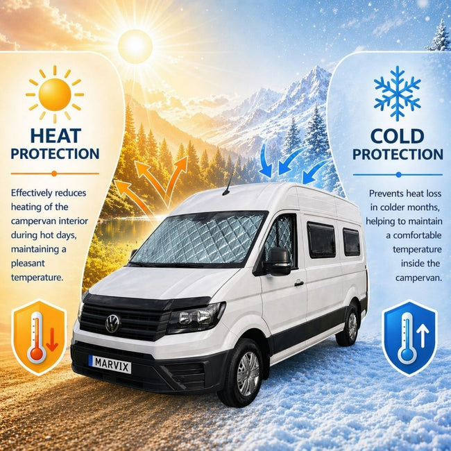 Internal Thermal Blinds Premium 9 Layers - VW Crafter/Grand California & Man TGE 2018 Onwards