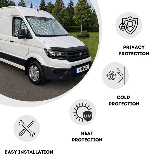 Internal Thermal Blinds Premium 9 Layers - VW Crafter/Grand California & Man TGE 2018 Onwards