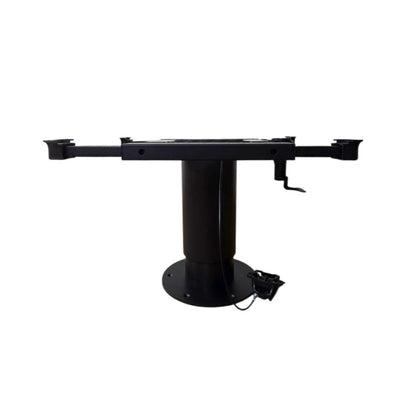 Adjustable Pneumatic Pedestal Table Leg 350 - 750mm Black