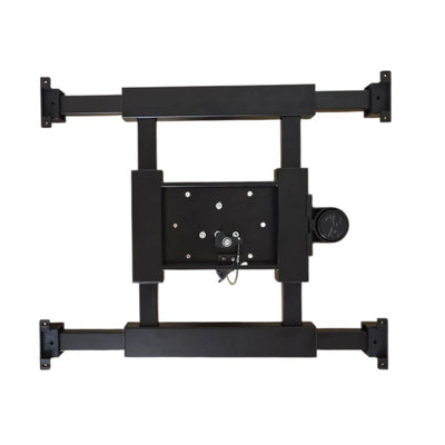 Adjustable Pneumatic Pedestal Table Leg 350 - 750mm Black