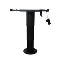 Adjustable Pneumatic Pedestal Table Leg 350 - 750mm Black