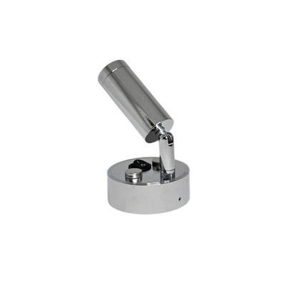 12V LED Reading Light Warm White USB Port Pack of 2 Chrome Lamps