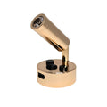 12V 24V LED Reading Light with USB Port Pack of 2 Lamps - Gold
