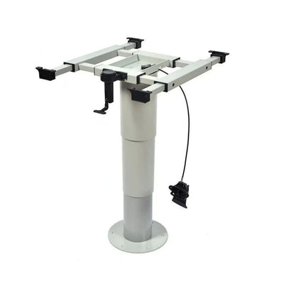 Adjustable Pneumatic Pedestal Table Leg 350 - 750mm Grey