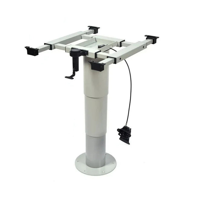 Adjustable Pneumatic Pedestal Table Leg 350 - 750mm Grey