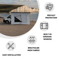 Awning Sun Blocker 3M Front Sunshade Screen with Opening