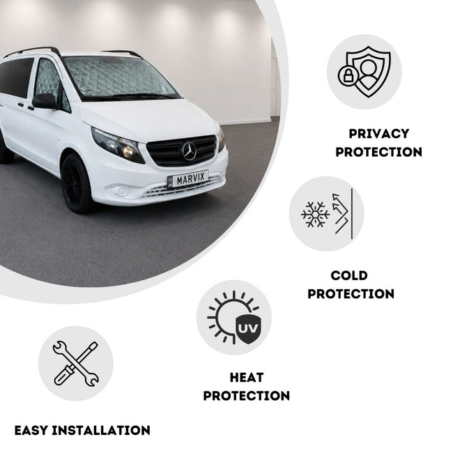 Internal Thermal Blinds Premium 9 Layers - Vito / V-Class 2014 Onwards