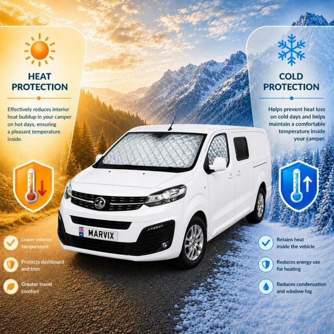 Internal Thermal Blinds Premium 9 Layers - Vivaro 2019 Onwards