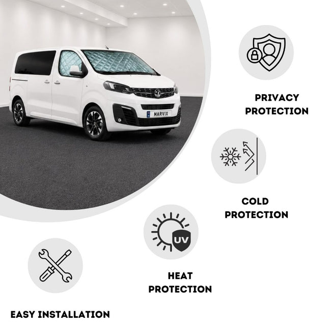 Internal Thermal Blinds Premium 9 Layers - Vivaro 2019 Onwards