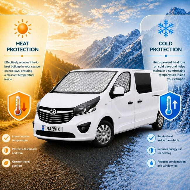 Internal Thermal Blinds Premium 9 Layers - Vivaro 2014-19 / Trafic 2014 - present