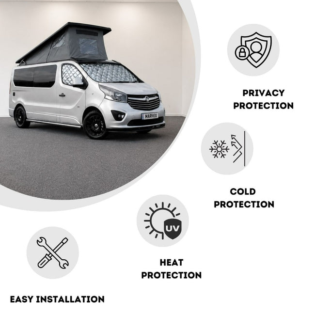 Internal Thermal Blinds Premium 9 Layers - Vivaro 2014-19 / Trafic 2014 - present