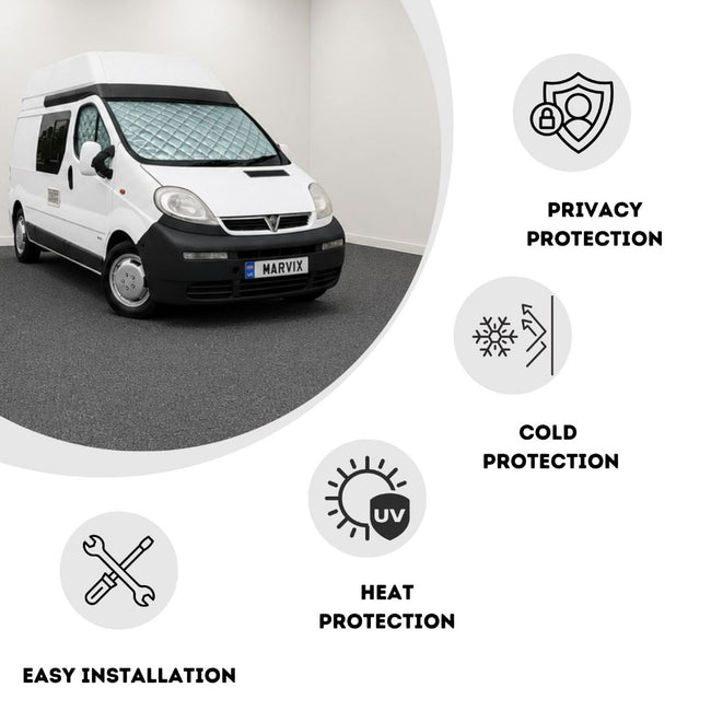 Internal Thermal Blinds Premium 9 Layers - Vivaro / Trafic / Primastar (2001 - 2014)