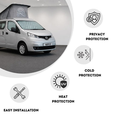 Internal Thermal Blinds Premium 9 Layers - Nissan NV200