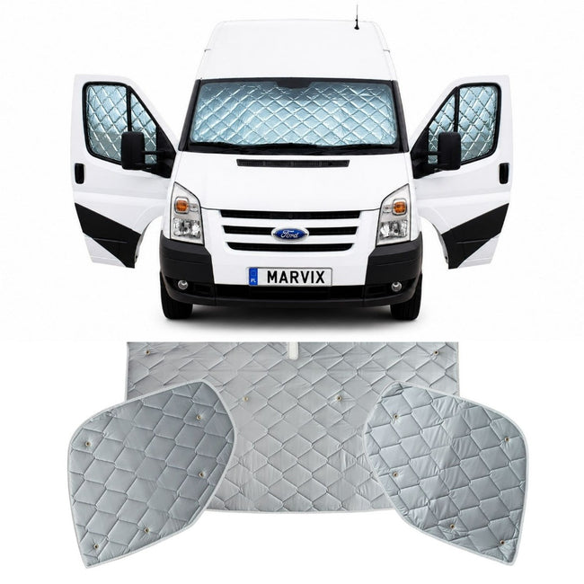 Internal Cab Screen Thermal Blinds 9 Layers Window Cover - Transit 2006 - 2014