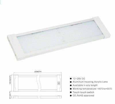 12V 24V LED Ceiling Light SuperBright Switched Panel Lamp Caravan Motorhome Boat