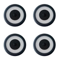 4 x LED Spot Light 12V 24V Touch Switch Dimmer 70mm Black Downlight Caravan Boat