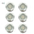 6 x LED 12V 24V Spot Lights Dimmable Caravan Boat Recessed Cool White Downlights