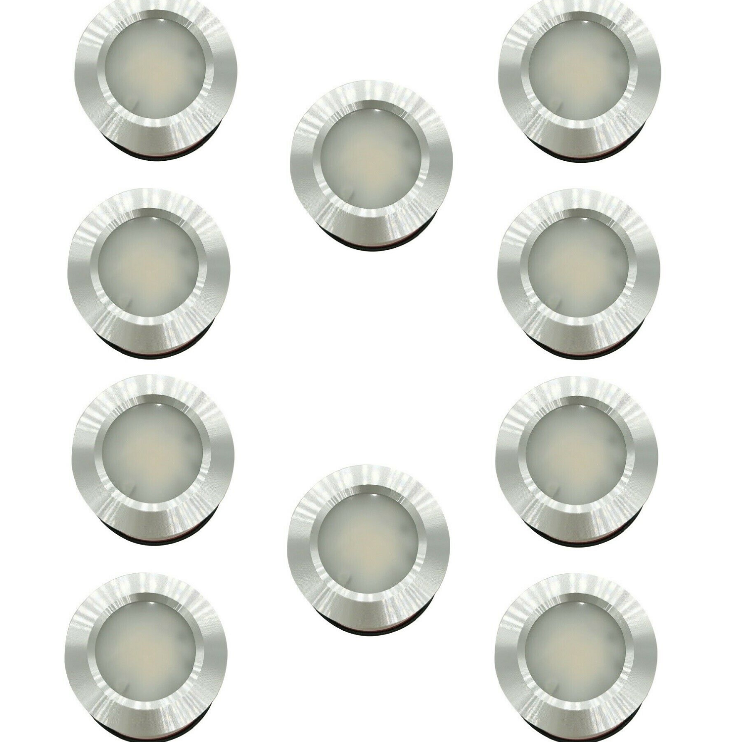 Obeaming 4 X Faretti Da Incasso 12V LED Camper 2,5W 3000K Bianco Caldo, Rotondo Luci Da Soffitto 58-63mm 215lm Nero Dimmerabile Per Camper Barca Furgone Bagno Mobile Armadio (senza Trasformatore - Foto 7