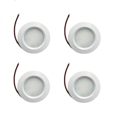 LED Spot Lights 12V 24V Dimmable White Recessed Downlight Pack of 4