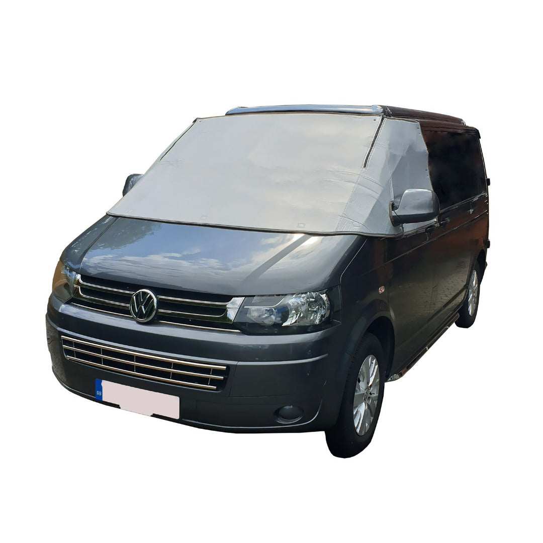 Campervan External Thermal Screen Cab Cover Windscreen Silver